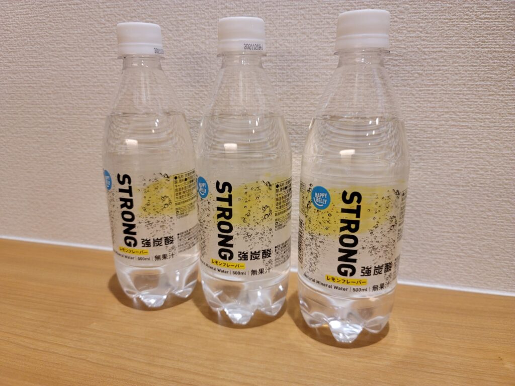 Amazonで購入した炭酸水