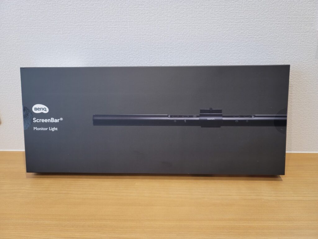 benq screenbar 外箱の表