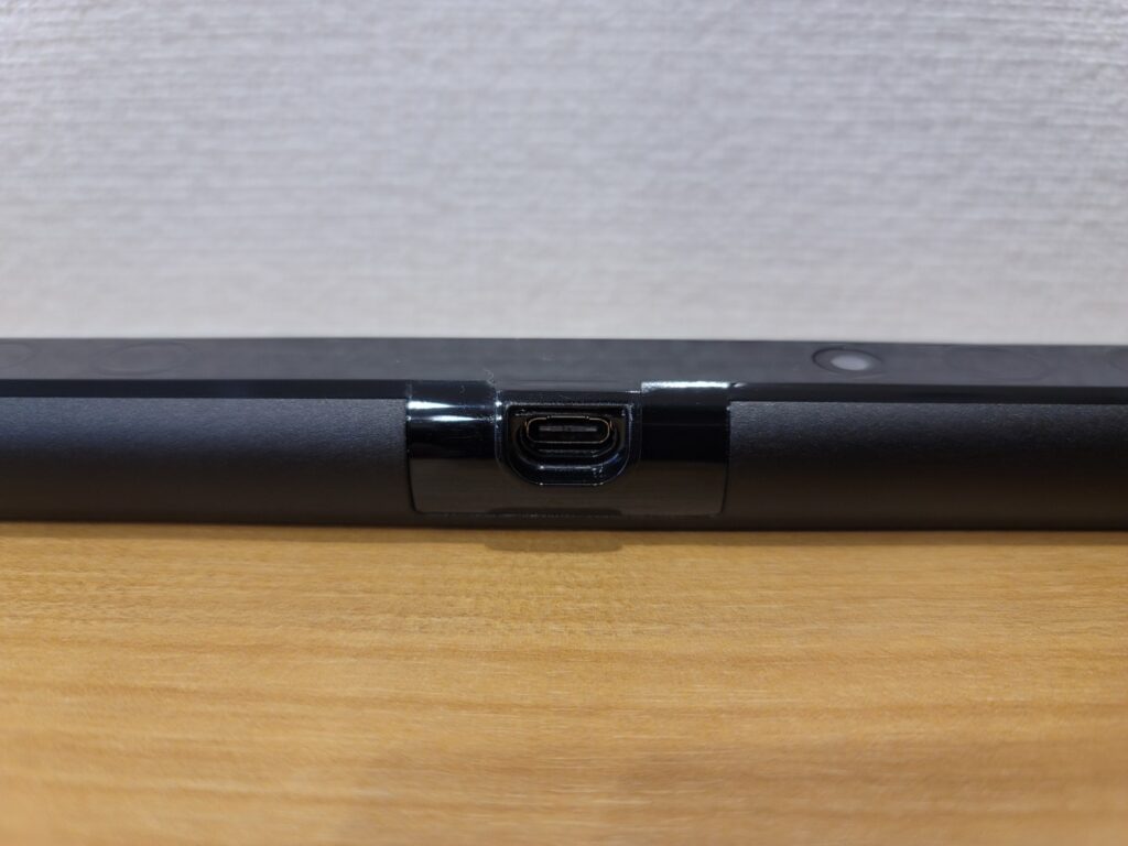 benq screenbar　本体　端子口